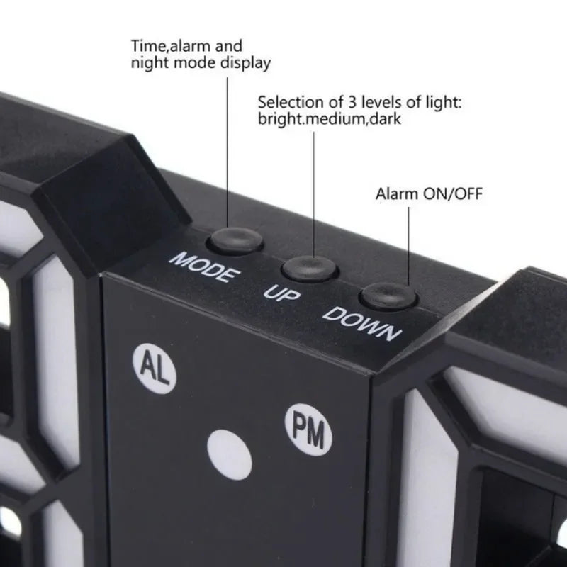 Axiom 3D LED Digital Desk Clock