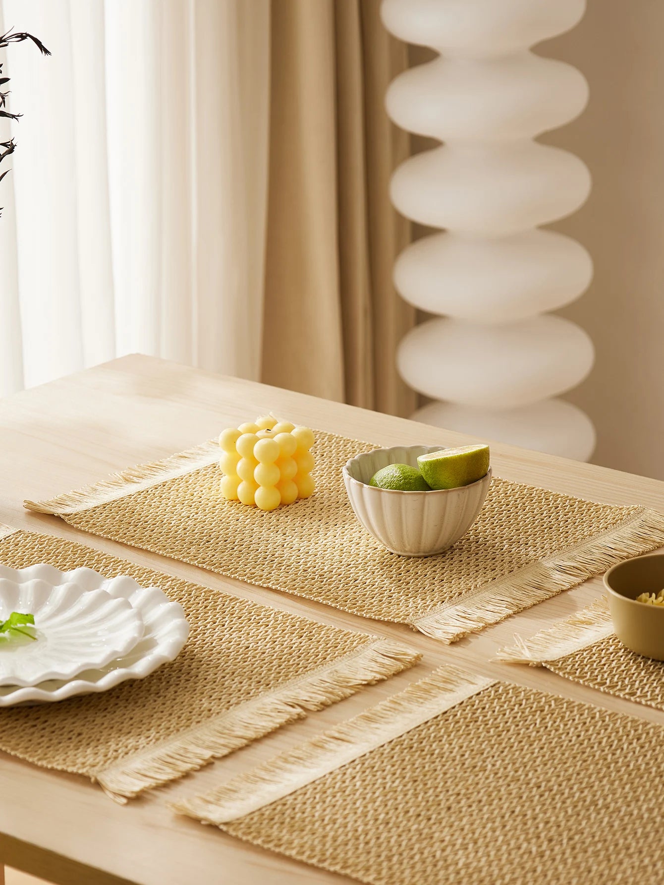 Roslin Woven Fringe Placemats