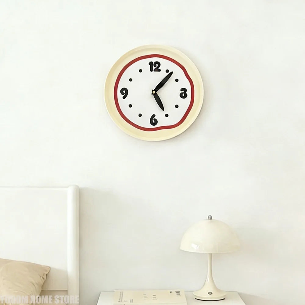 Cartoon Warped Wall Clock