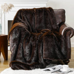 Morino Luxury Faux Fur Throw Blanket