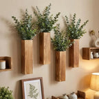 Caspian Wood Wall Farmhouse Planters