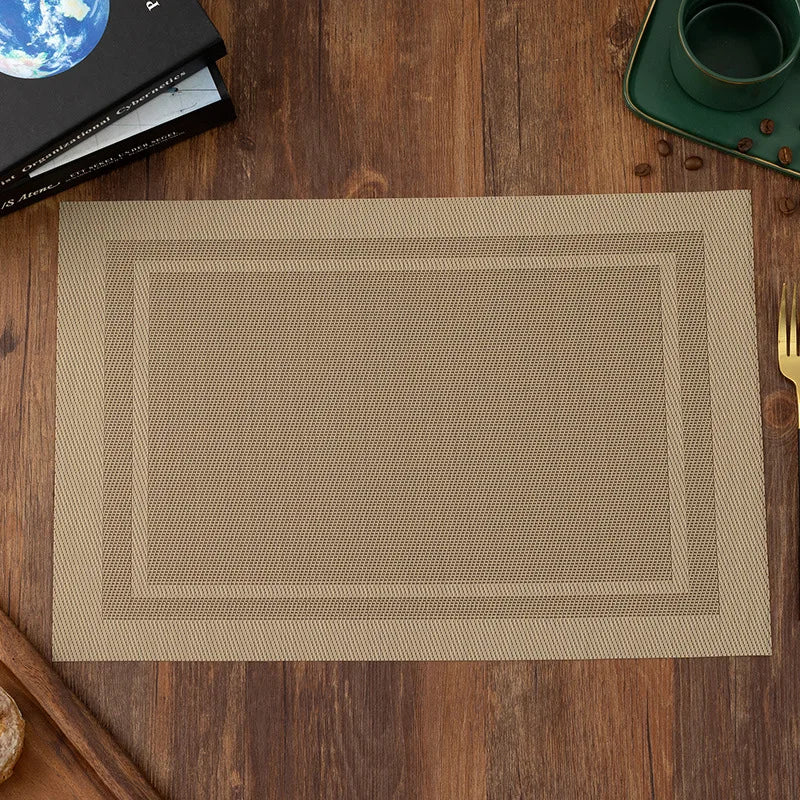 Harmon Woven Vinyl Dining Placemats