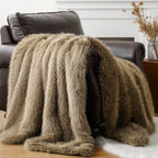 Morino Luxury Faux Fur Throw Blanket