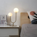 Vesper U-Shaped Dual Orb Table Lamp