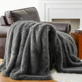 Morino Luxury Faux Fur Throw Blanket
