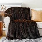 Morino Luxury Faux Fur Throw Blanket