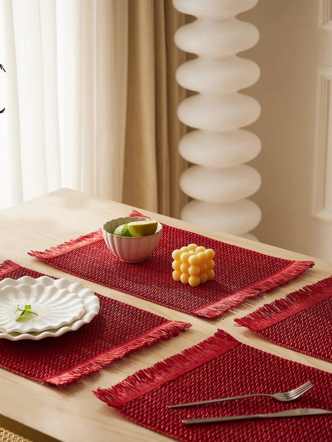 Roslin Woven Fringe Placemats