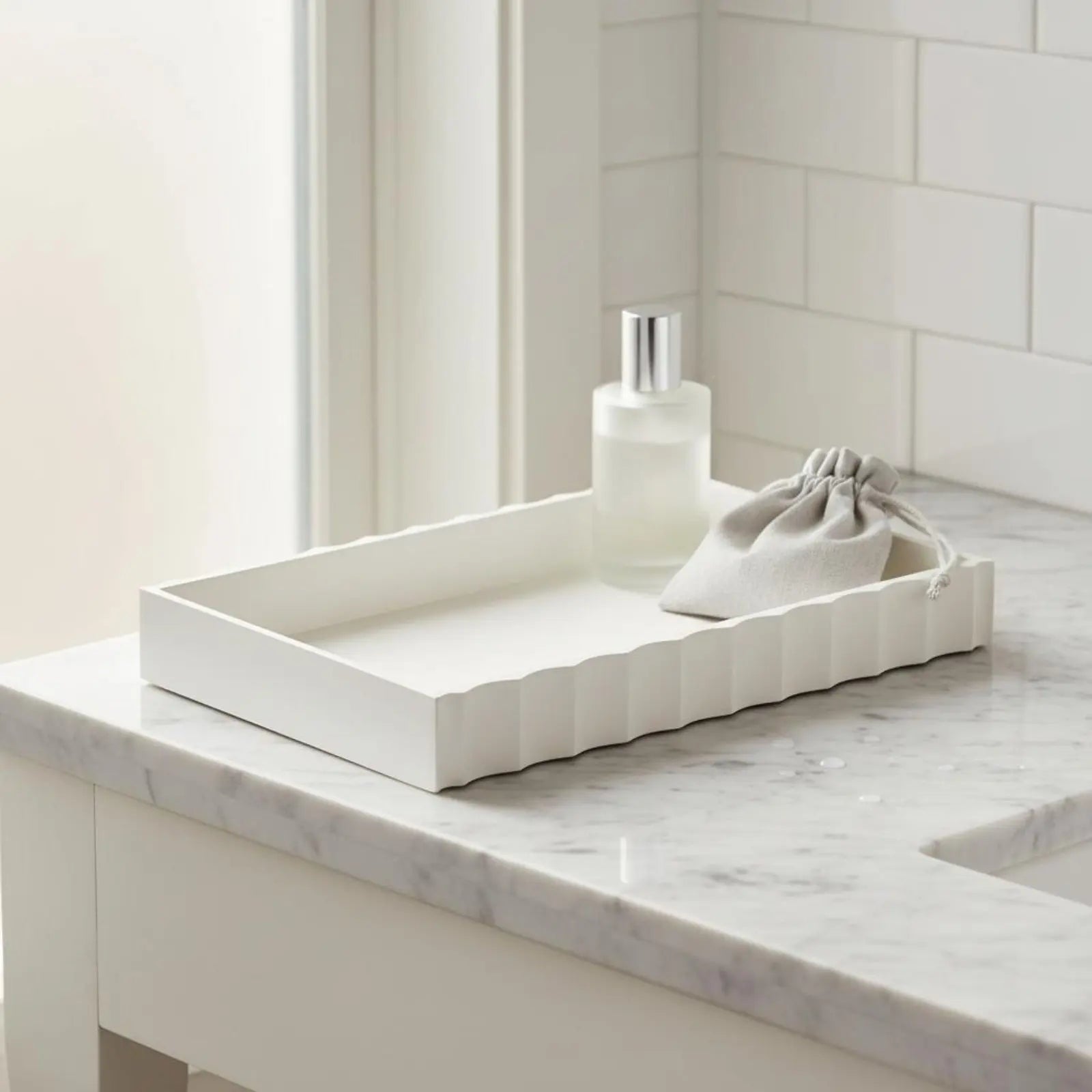 Fluted Catchall Tray