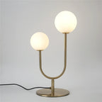 Vesper U-Shaped Dual Orb Table Lamp