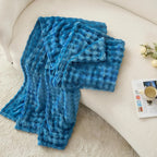 Marina Textured Plush Throw Blanket