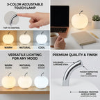 Glowing LED Touch Apple Lamp