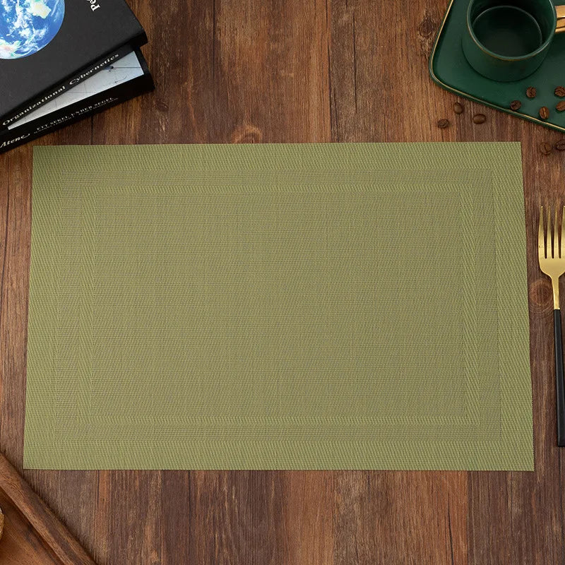 Harmon Woven Vinyl Dining Placemats