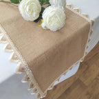 Kestrel Jute Lace Table Runner