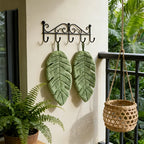 Leaf-Shaped Hand Towel with Hanging Loop