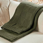 Huxley Chunky Knit Throw Blanket
