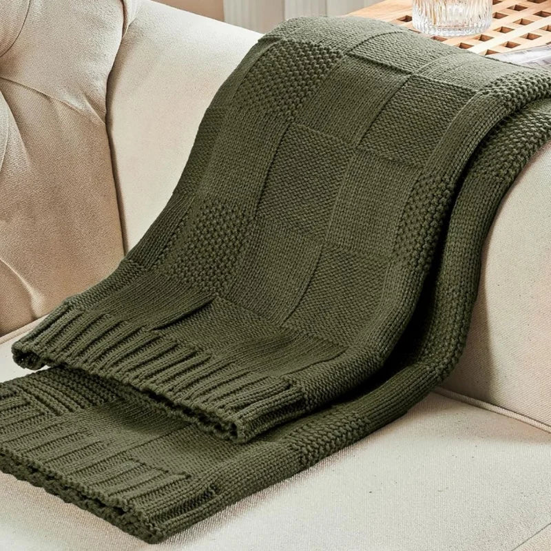 Huxley Chunky Knit Throw Blanket