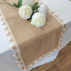Kestrel Jute Lace Table Runner