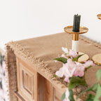 Kestrel Jute Lace Table Runner