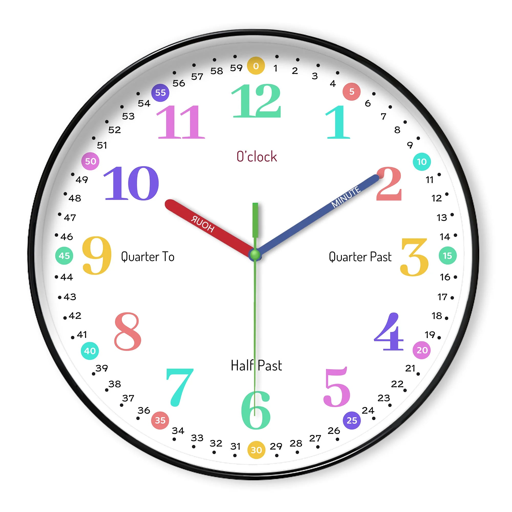 Lumi Learning Wall Clock for Kids