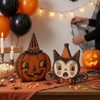 Harvest Halloween Wood Tabletop Signs (Set of 5)