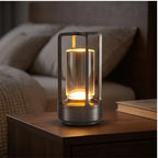 Black Rechargeable Wireless Table Lamp LED Touch Sensor Desktop Night Light Reading Lamp for Restaurant Hotel Bar Bedroom Decor Light lifestyle photo - 3