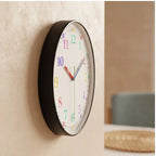 b clock styled in a warm home setting - 2