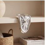 Silver1 clock styled in a warm home setting