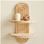 single layer wooden frame styled in a warm home setting - 4