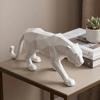 White Oberyn Resin Panther Sculpture lifestyle photo - 4