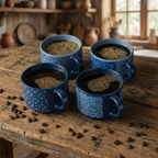 Azure Stackable Mug Set