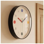 a clock styled in a warm home setting - 4