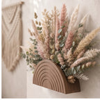 MS12407-2pcs wooden planter styled in a warm home setting - 2