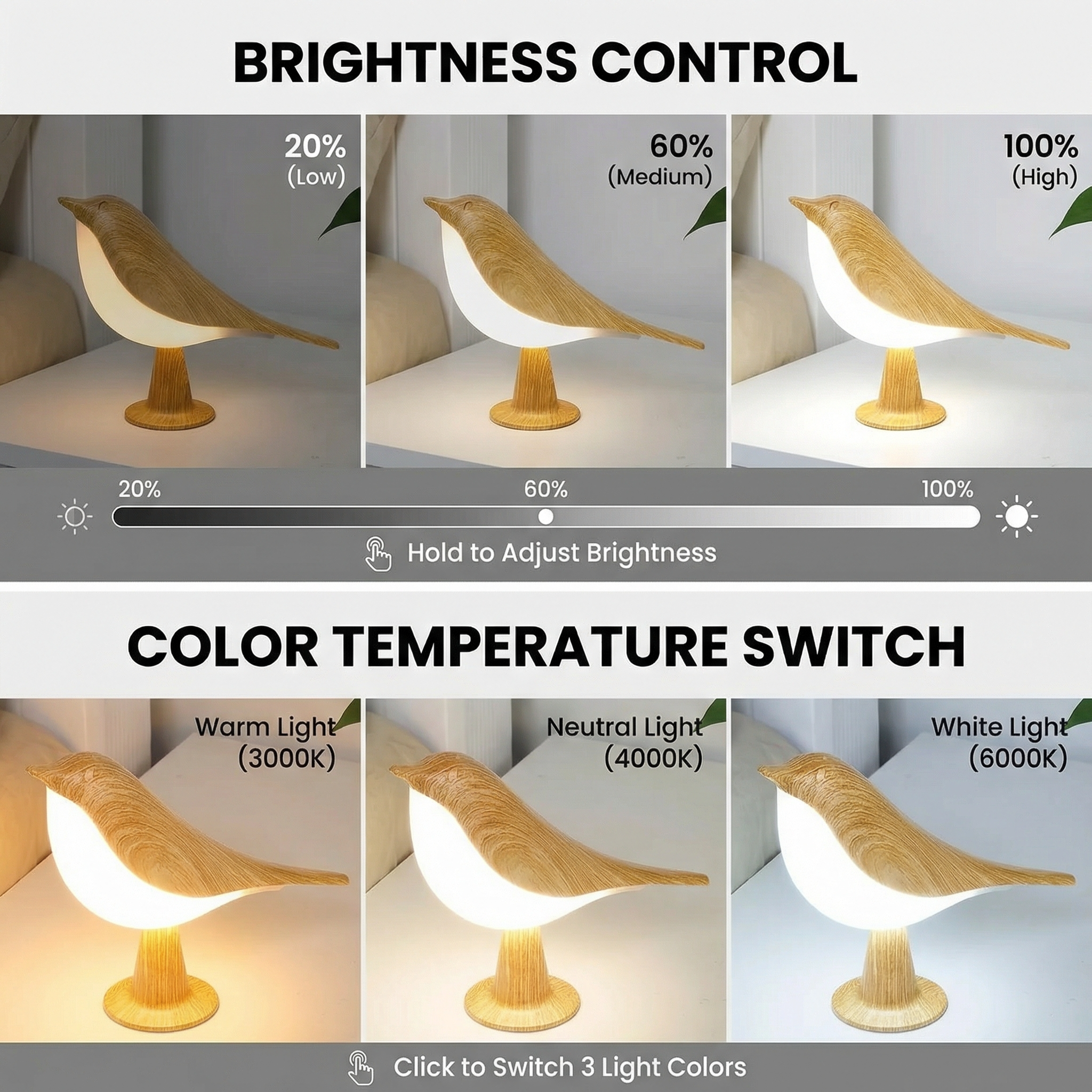 Avira Bird Table Lamp