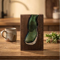 log cabin New Chinese Style Solid Wood Glass Vase Home Designer Decoration Home Hotel Decoration High-end Soft Decoration Glass Wooden lifestyle photo