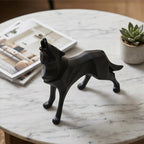 Black Fenrir Resin Wolf Figurines lifestyle photo - 4