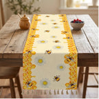 BE linen home accent styled in a warm home setting