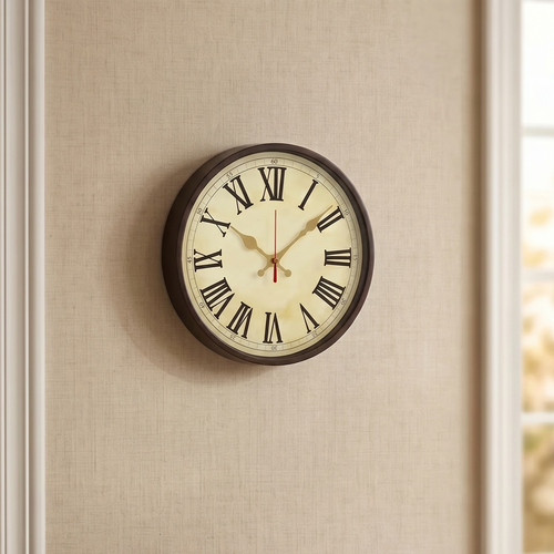 Ashwood Roman Numeral Wall Clock