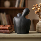 Black Ceramic Couple Figurines lifestyle photo - 3