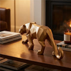 Gold Oberyn Resin Panther Sculpture lifestyle photo - 4