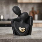 Black Ceramic Couple Figurines lifestyle photo - 4