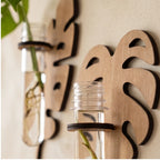 One of Each wooden planters styled in a warm home setting - 2