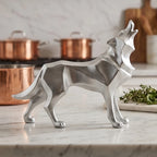 Silver Fenrir Resin Wolf Figurines lifestyle photo - 3
