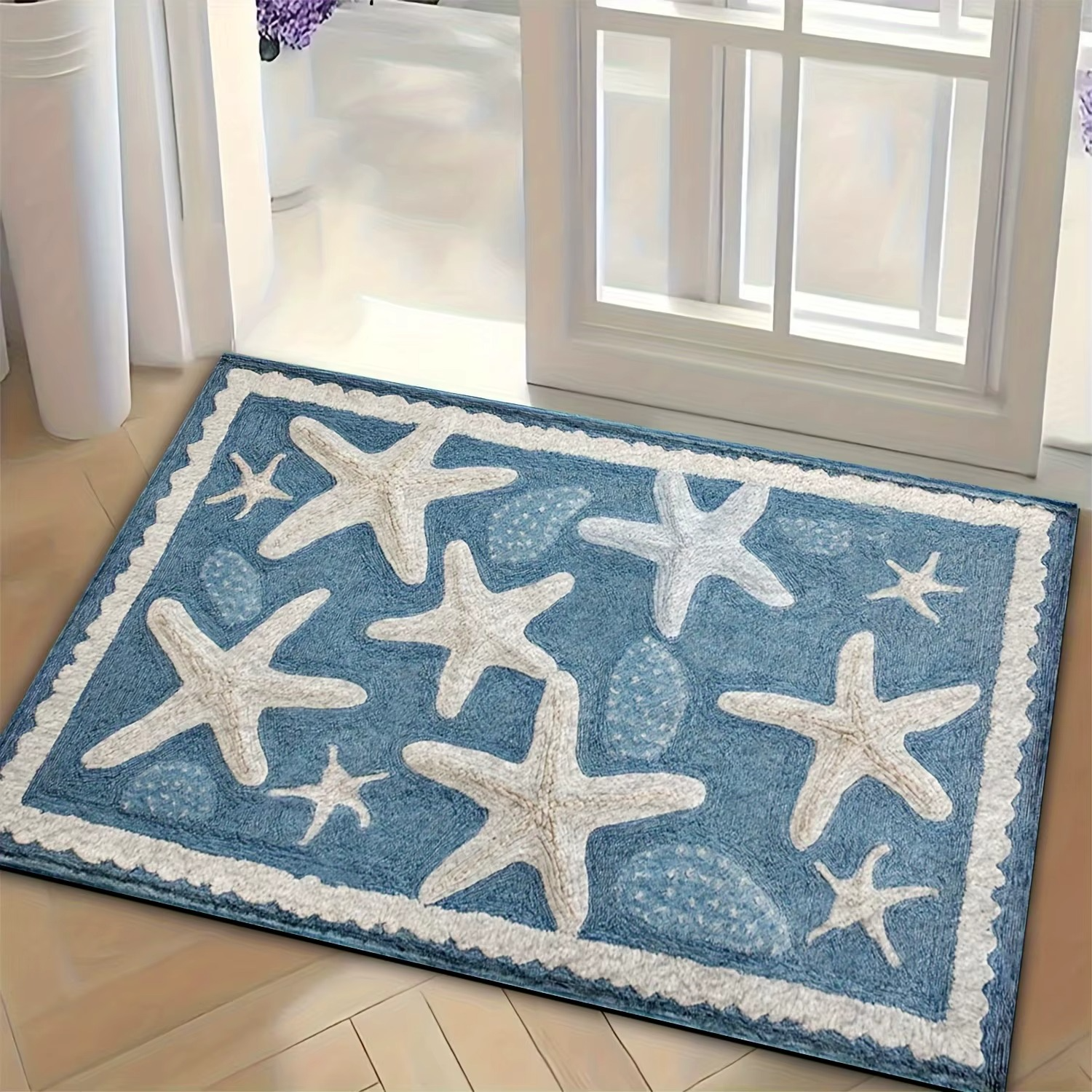 Coastal Starfish Floor Mat