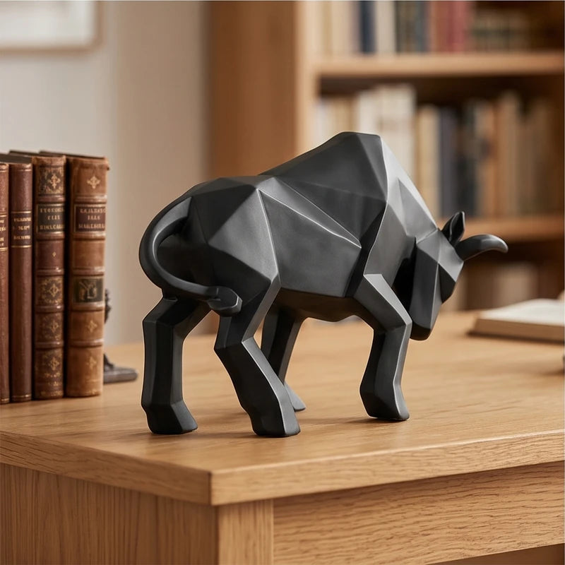Head Down Valdez Resin Bull Sculpture lifestyle photo - 3