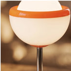 White lamp styled in a warm home setting - 4