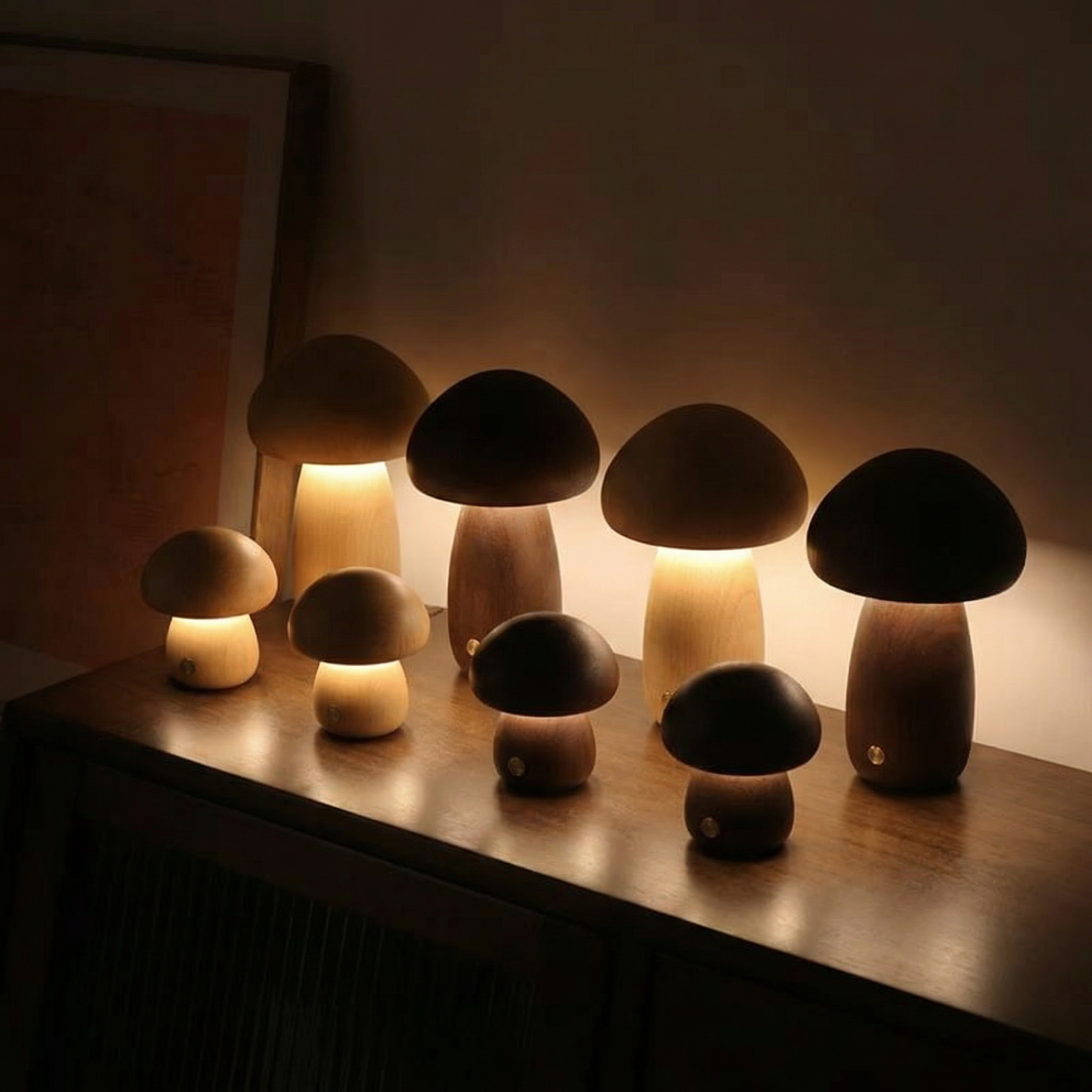 Mushroom Glow Table Lamp
