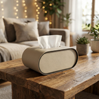 Leathoria Oval Tissue Box