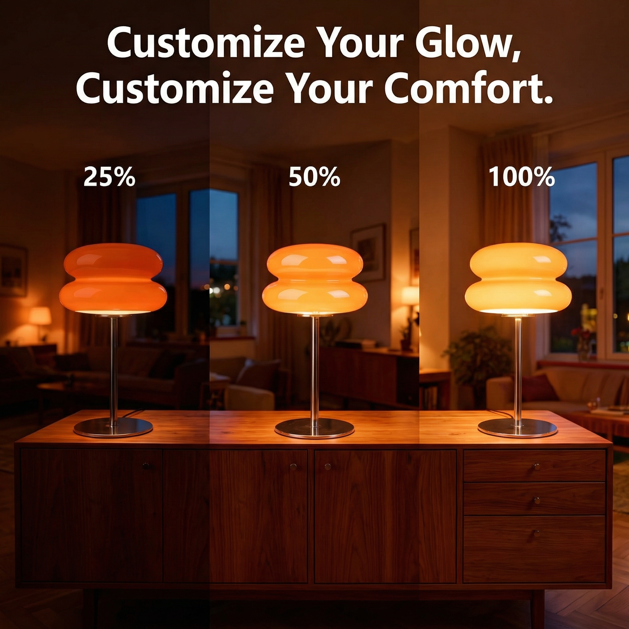 Lumira Glass Table Lamp