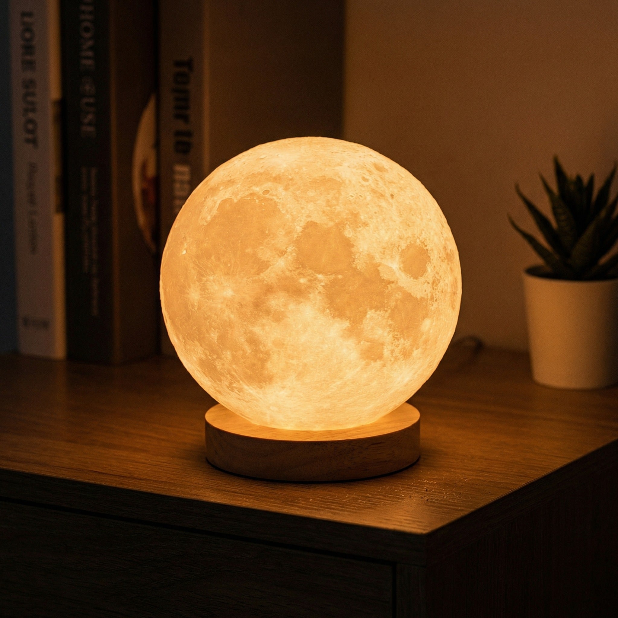 Luna Glow Moon Table Lamp