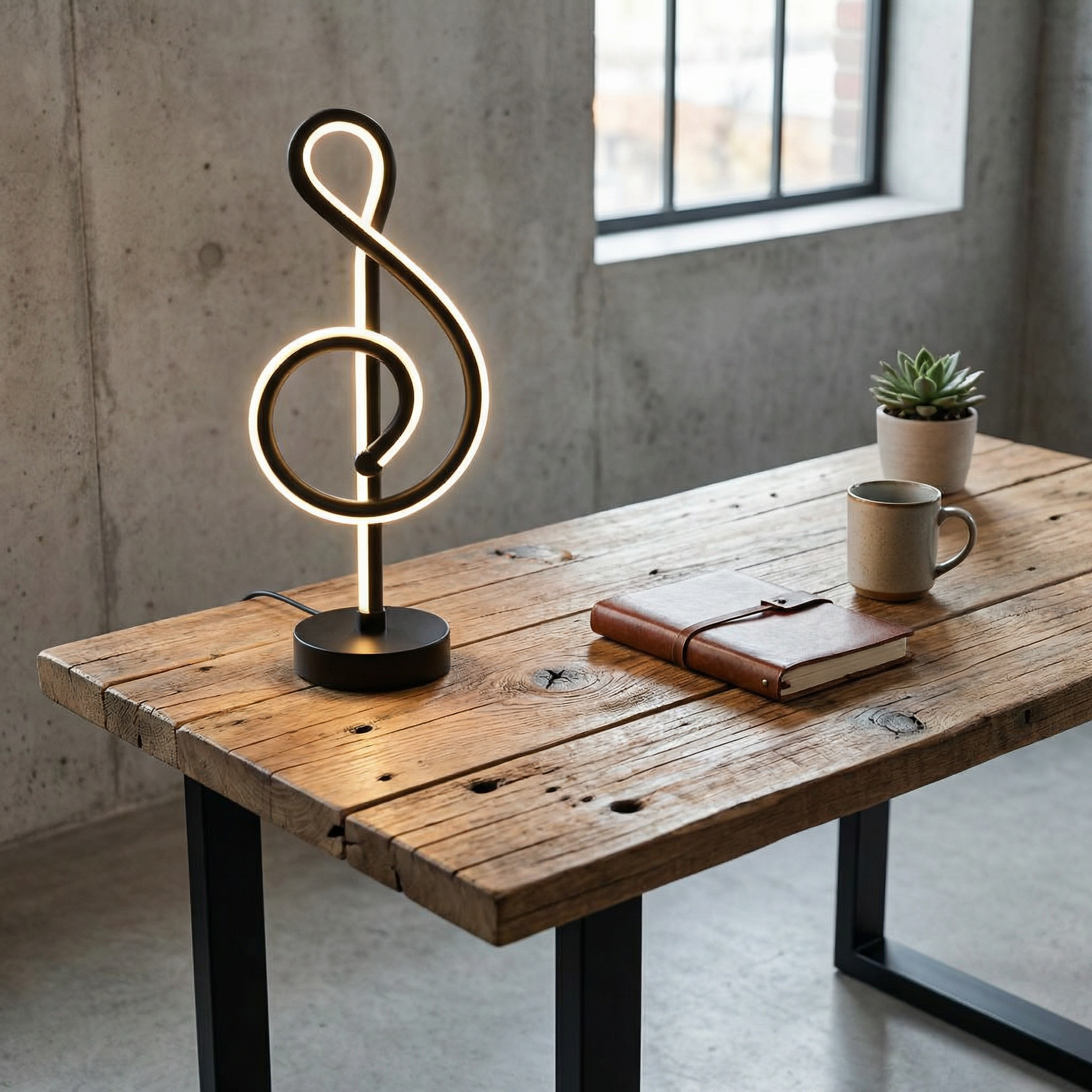 Music Note Table Lamp